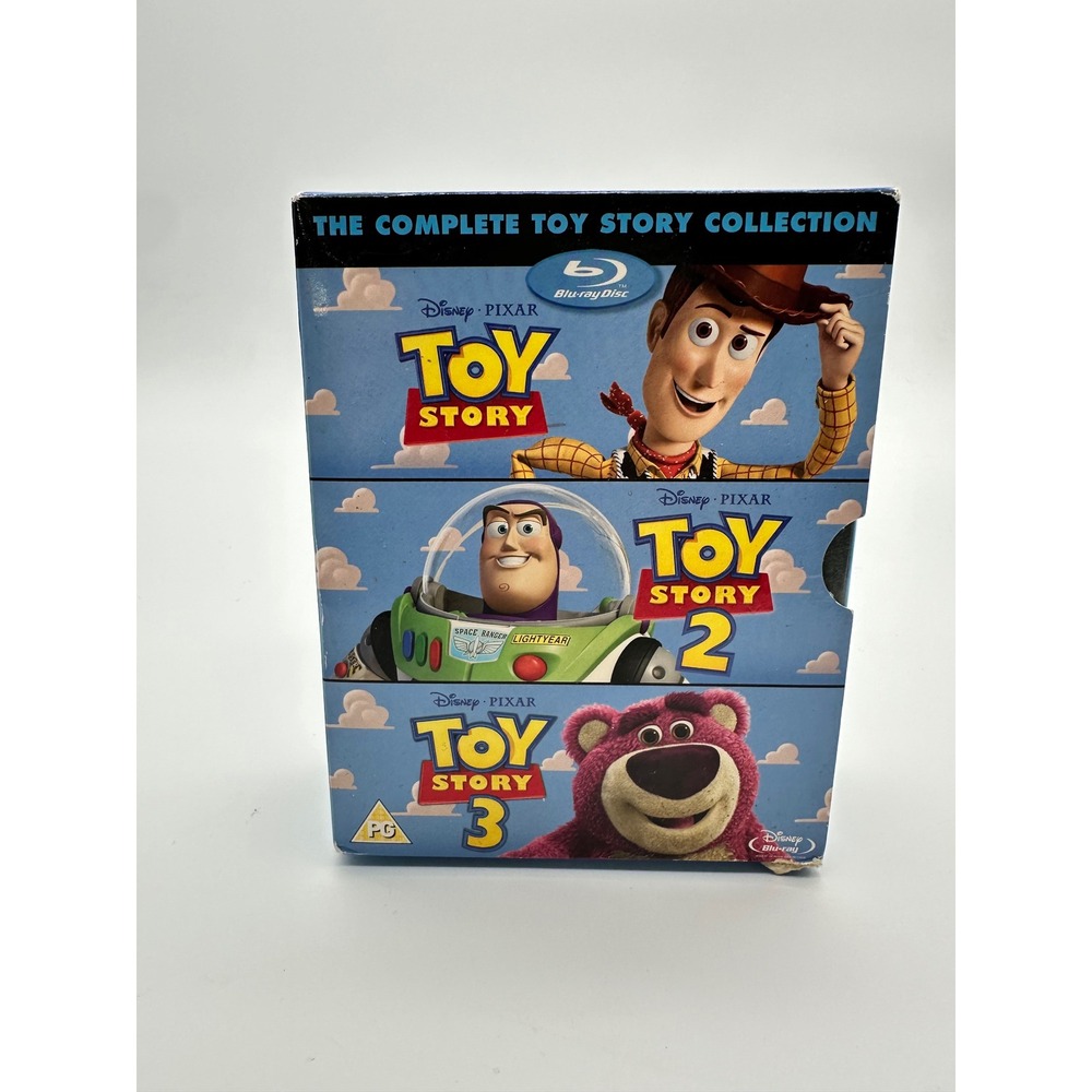 Disney Pixar Toy Story 1-3 Complete Blu-ray Collection Box Set UK Import